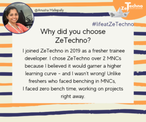 How different has your journey been at Zetechno?